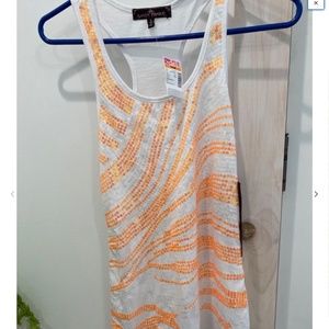 NWT Almost Famous Sequin Tank Top Sz. S